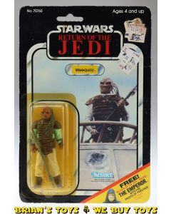 Vintage Kenner Star Wars ROTJ Carded 3.75" Weequay Action Figure C6Y