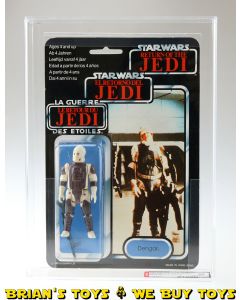 Vintage Palitoy Star Wars Carded Tri-Logo 70 Back (Parker) Dengar Dark Purple Armor Action Figure AFA 80 NM (C85 B80 F75)  #11920414