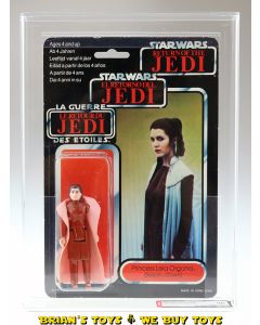 Vintage Palitoy Star Wars Carded Tri-Logo 70 Back-B Leia (Bespin Gown) Action Figure AFA 80 NM (C80 B75 F80) #16396348