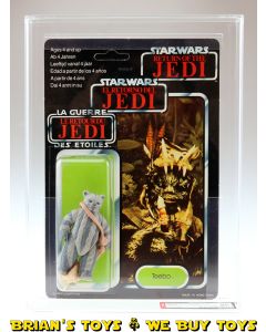 Vintage Palitoy Star Wars Carded Tri-Logo 70 Back-B Teebo Action Figure AFA 85 NM+ (C85 B85 F80) #11910788