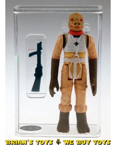 Vintage Kenner Star Wars Loose HK Bossk Orange Head / Flat Paint Action Figure AFA 75 EX+/NM #11402270