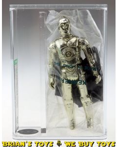 Vintage Kenner Star Wars Bagged ROTJ-C C-3PO (Removable Limbs) Action Figure AFA 80 NM #11325007