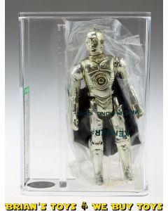 Vintage Kenner Star Wars Bagged ROTJ-C C-3PO (Removable Limbs) Action Figure AFA 80+ NM #11412515