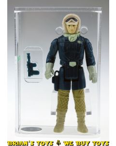 Vintage Kenner Star Wars Loose HK Han Solo (Hoth Outfit) Tan Pants Action Figure AFA 75 EX+/NM #17555532