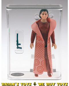 Vintage Kenner Star Wars Loose HK Leia (Bespin Gown) Crew Neck Action Figure AFA 80 NM #18187135
