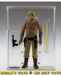 Vintage Kenner Star Wars Loose HK Luke (Bespin Fatigues) Blonde Hair Action Figure AFA 70 EX+ #11676749