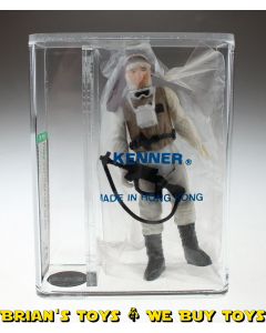 Vintage Kenner Star Wars Bagged Figure / ESB-D Luke (Hoth Battle Gear) Action Figure AFA 75 EX+/NM #19975917