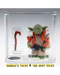 Vintage Kenner Star Wars Loose HK Yoda Orange Snake / Light Green Action Figure AFA 80 NM #11520684