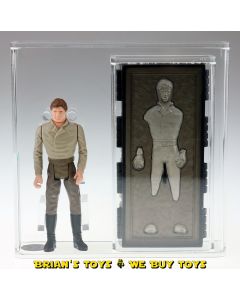 Vintage Kenner Star Wars Loose Han Solo (In Carbonite) Action Figure AFA 75 EX+/NM #11859481