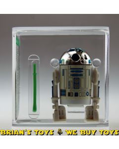Vintage Kenner Star Wars Loose R2-D2 (With Pop-Up Saber) Action Figure AFA 75+ EX+/NM #18632391