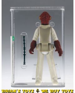 Vintage Kenner Star Wars Loose HK Admiral Ackbar Beige Torso Action Figure AFA 85 NM+ #12226554