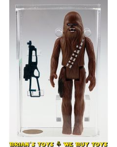 Vintage Kenner Star Wars Loose HK Chewbacca Green Bowcaster Action Figure AFA 85+ NM+ #13829266