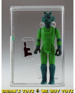Vintage Kenner Star Wars Loose HK Greedo Action Figure AFA 80 NM #11747157
