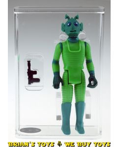 Vintage Kenner Star Wars Loose HK Greedo Action Figure AFA 80 NM #17454416