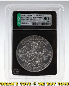 Vintage Kenner Star Wars POTF Collectors Coin Tusken Raider AFA 80 NM #16460876