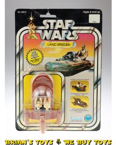Vintage Kenner Star Wars Carded DieCast Landspeeder C5
