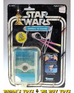 Vintage Kenner Star Wars DieCast Carded TIE Fighter C1 (see notes)