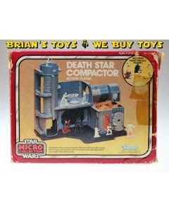 Vintage Kenner Star Wars Micro Collection Boxed Death Star Compactor C8.5 with C2 Box & C7 Figures