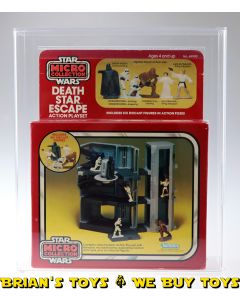 Vintage Kenner Star Wars Boxed Micro Collection Death Star Escape AFA 75 EX+/NM #14376133