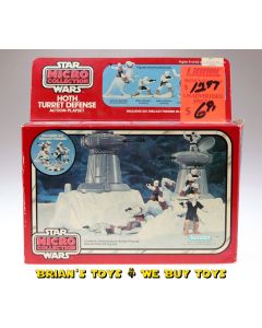 Vintage Kenner Star Wars Boxed Micro Collection Hoth Turret Defense Action Playset C8.5 with C7.5 Box