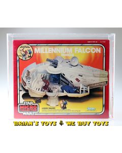 Vintage Kenner Star Wars Micro Collection Boxed Millennium Falcon AFA 85 NM+ #18123905
