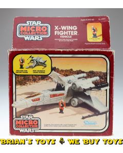 Vintage Kenner Star Wars Boxed Micro Collection X-Wing Fighter Vehicle C8.5 with C4 Box