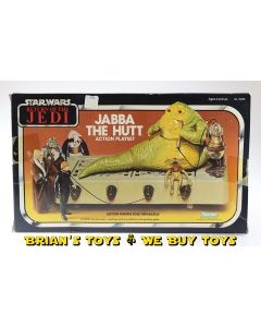 Vintage Kenner Star Wars Playset Boxed Jabba The Hutt Throne Room C8.5 with C6 Box