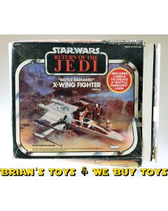 Vintage Kenner Star Wars Vehicle Boxed Battle Damaged X-Wing C6 with C4 Box