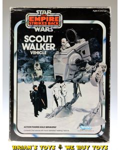 Vintage Kenner Star Wars Vehicle Boxed Scout Walker C8 with C5 ESB Box