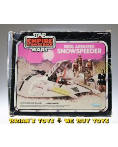 Vintage Kenner Star Wars Vehicle Boxed Snowspeeder C8 with C4 Pink Box
