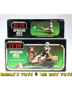 Vintage Kenner Star Wars Vehicle Boxed Speeder Bike C8 with C7 Box