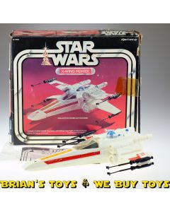 Vintage Kenner Star Wars Vehicle Boxed X-Wing Fighter C7 with C4 Box