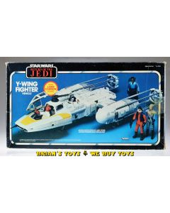 Vintage Kenner Star Wars Vehicle Boxed Y-Wing MIB C5 (decals applied, missing a booklet)