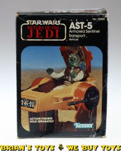 Vintage Kenner Star Wars Mini-Rig Boxed AST-5 Vehicle C6 with C5 Box (broken hinge for canopy)