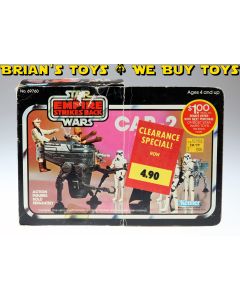Vintage Kenner Star Wars ESB Mini-Rig Boxed CAP-2 C8.5 with C5 Box (decals unapplied, missing legs & gun)