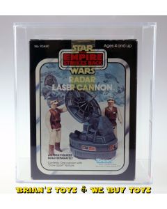 Vintage Kenner Star Wars Boxed ESB Radar Laser Cannon Mini-Rig AFA 75 EX+/NM #15901548