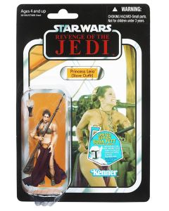 2010 Vintage-Style Carded Slave Leia (Revenge of the Jedi Card) C-8/9