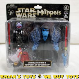 Star Wars The Muppets Uncle Deadly Gonzo And Chicken As Emperor Darth Vader & Royal Guard