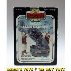 Vintage Kenner Star Wars Mini-Rigs Boxed Radar Laser Cannon MISB C7 (ESB Box)