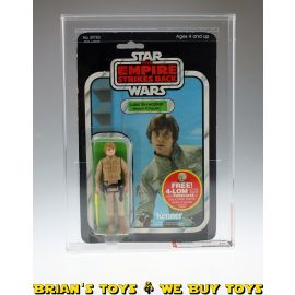 Vintage Kenner Star Wars Carded ESB 47 Back Luke (Bespin Fatigues) Action Figure AFA 70 EX+ (C70 B70 F70) #14352152