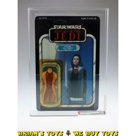 Vintage Kenner Star Wars Carded ROTJ Leia (Bespin Turtleneck) Action Figure AFA 70+ Y-EX+ (C70 B80 F80) #12125385