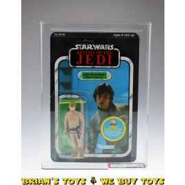 Vintage Kenner Star Wars Carded ROTJ 48 Back Luke (Bespin Fatigues) Action Figure AFA 75+ EX+/NM (C80 B75 F75) #11026641