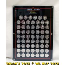 Vintage Kenner Star Wars Power of the Force RARE Complete 62 Special POTF Collector's Coins Set