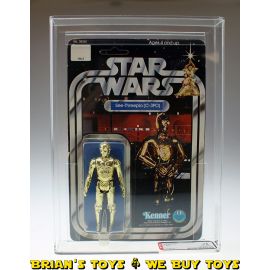 Vintage Star Wars 12 Back C C-3PO AFA 75 EX+/NM (C75 B80 F90) #12348357