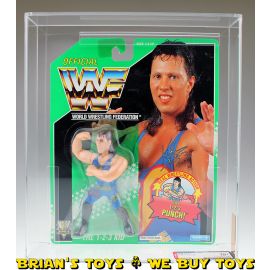 1994 Hasbro WWF Series 11 Green Card The 1-2-3 Kid Action Figure AFA 70+ EX+ (C75 B70 F85) #12059166