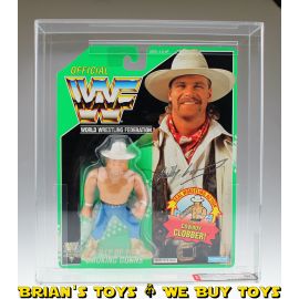 1994 Hasbro WWF Series 11 Green Card Billy (Smoking Gunns) Action Figure AFA 80+ NM (C80 B85 F85) #11317536