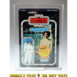 Vintage Kenner Star Wars Carded ESB 21 Back Princess Leia Organa Action Figure AFA 70 EX+ (C70 B85 F75) #19564589