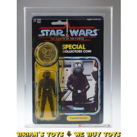 Vintage Kenner Star Wars Carded POTF 92 Back Imperial Gunner Action Figure AFA 80 Y-NM (C80 B85 F75) #11387413