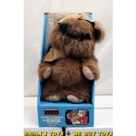 Vintage Star Wars ROTJ Ewok Boxed 14" Wicket W. Warrick Plush MISP C8