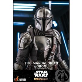 Sideshow Star Wars 12" Hot Toys Boxed The Mandalorian & Grogu Collector Edition (TMS051)